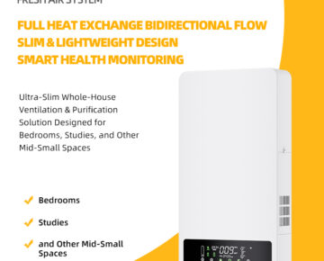 G20 Wall Mounted Fresh Air Home Ventilation System Home Fresh Air Ventilation Fan Machine