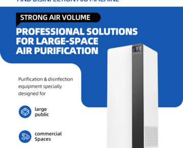 Intelligent Portable Metal HEPA Air Purifier with Negative Ion Technology for Home & Office Use Odor & Formaldehyde Removal