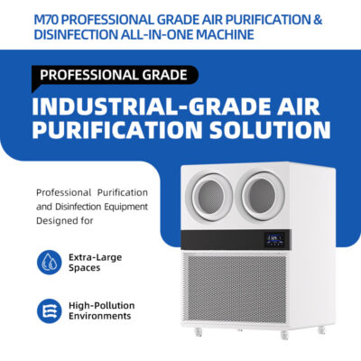300㎡ room use air Purifier Removes Chloride Ions, Fluoride Ions, Radon Gas, Deodorizes, Removes Formaldehyde, and Eliminates VOCs.