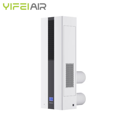 B-750B Bidirectional flow full heat exchange double way air inlet wall mounted fresh air and purification AIO machine